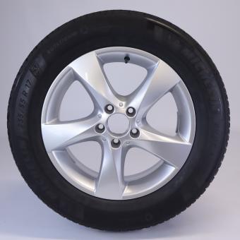 Roue complète alu MICHELIN/PilotAlpin5 Jante à 5 branches 