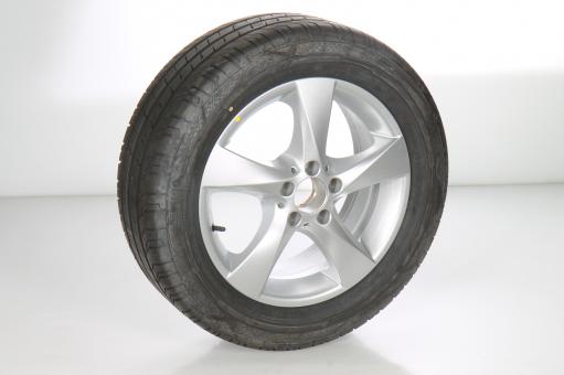 Roue complète alu MICHELIN/PilotAlpin5 Jante à 5 branches 