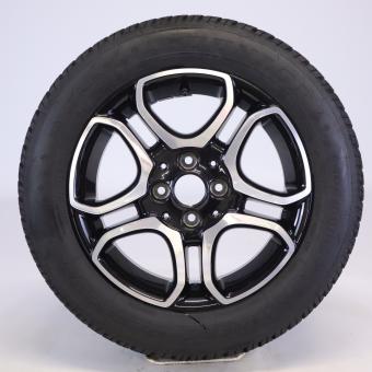 Roue complète alu DUNLOP/Winter Réponse -2 jante à 5 doubles 