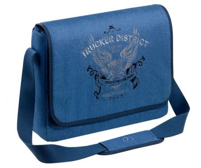 Collection Sac à bandoulière bleu jean, coton 