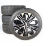 Pack de roues complètes d'hiver alliage 19 pouces avec pneus Continental pour Classe E 214, Mercedes-Benz d'origine  - Image 1
