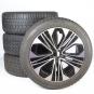 Pack de roues complètes d'hiver alliage 19 pouces avec pneus Continental pour Classe E 214, Mercedes-Benz d'origine  - Image 1