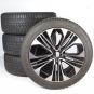 Pack de roues complètes d'hiver alliage 19 pouces avec pneus Continental pour Classe E 214, Mercedes-Benz d'origine  - Image 1