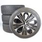 Pack de roues complètes d'hiver alliage 19 pouces avec pneus Continental pour Classe E 214, Mercedes-Benz d'origine  - Image 1