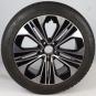 Pack de roues complètes d'hiver alliage 19 pouces avec pneus Continental pour Classe E 214, Mercedes-Benz d'origine  - Image 2