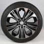 Pack de roues complètes d'hiver alliage 19 pouces avec pneus Continental pour Classe E 214, Mercedes-Benz d'origine  - Image 2