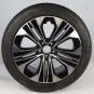 Pack de roues complètes d'hiver alliage 19 pouces avec pneus Continental pour Classe E 214, Mercedes-Benz d'origine  - Image 3