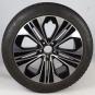 Pack de roues complètes d'hiver alliage 19 pouces avec pneus Continental pour Classe E 214, Mercedes-Benz d'origine  - Image 3