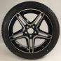 Pack de roues complètes d'hiver alliage 18 pouces avec pneus Pirelli pour CLA 118, Classe A 177 et d'autres, Mercedes-AMG d'origine  - Image 4
