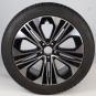 Pack de roues complètes d'hiver alliage 19 pouces avec pneus Continental pour Classe E 214, Mercedes-Benz d'origine  - Image 4