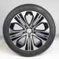 Pack de roues complètes d'hiver alliage 19 pouces avec pneus Continental pour Classe E 214, Mercedes-Benz d'origine  - Image 4